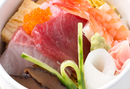 食事-ばらちらし寿司赤出汁